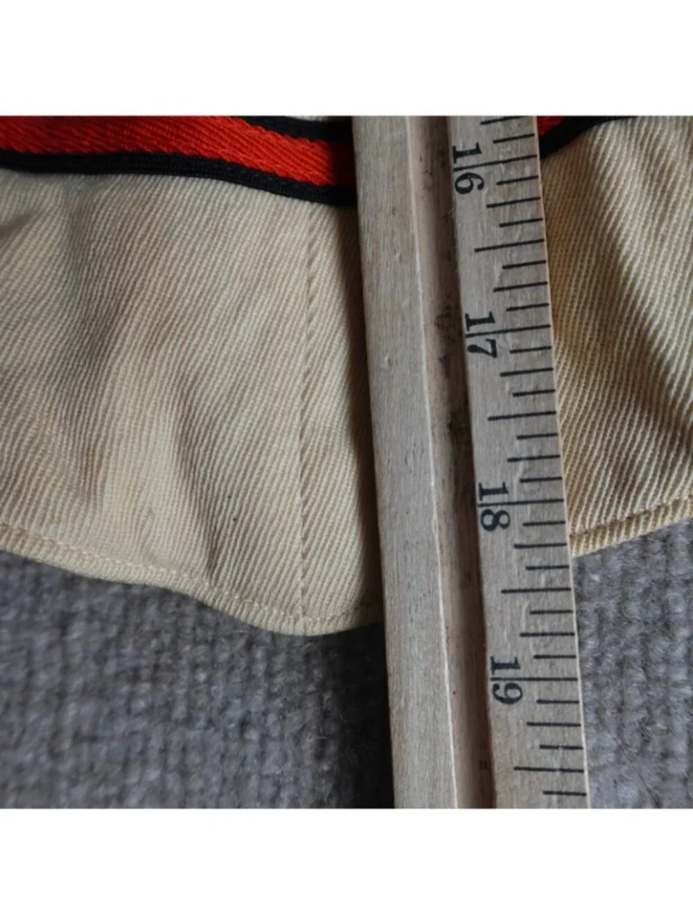 Marching Band Vest  XS Beige Dunbar Vintage Ostwald 70s